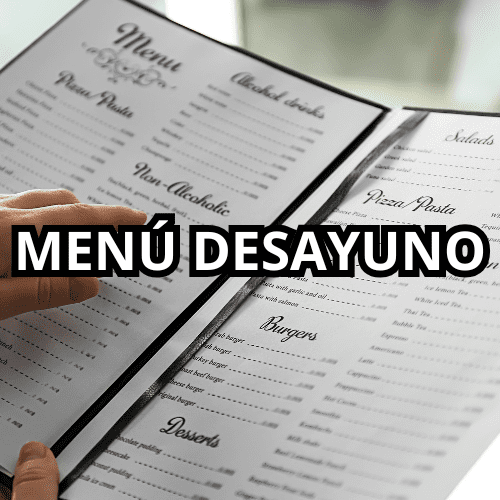 MENU DESAYUNO